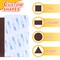 Felt Furniture Pads, Non Slip Self Adhesive Cuttable Felt Tape Brown Heavy Duty Felts Strip Roll for Protecting Hardwood Floors Chair Wall Protector (40 x 5 x 0.12 Inch)
